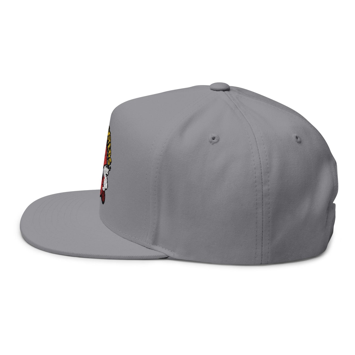 Flat Bill Cap — "Blunt Busters" Embroidered Snapback