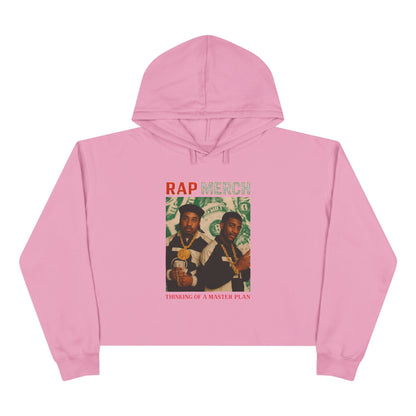 Vintage Rap Merch Crop Hoodie, Hip Hop Sweatshirt, Casual Streetwear, Gift for Music Lovers, Unisex Fashion