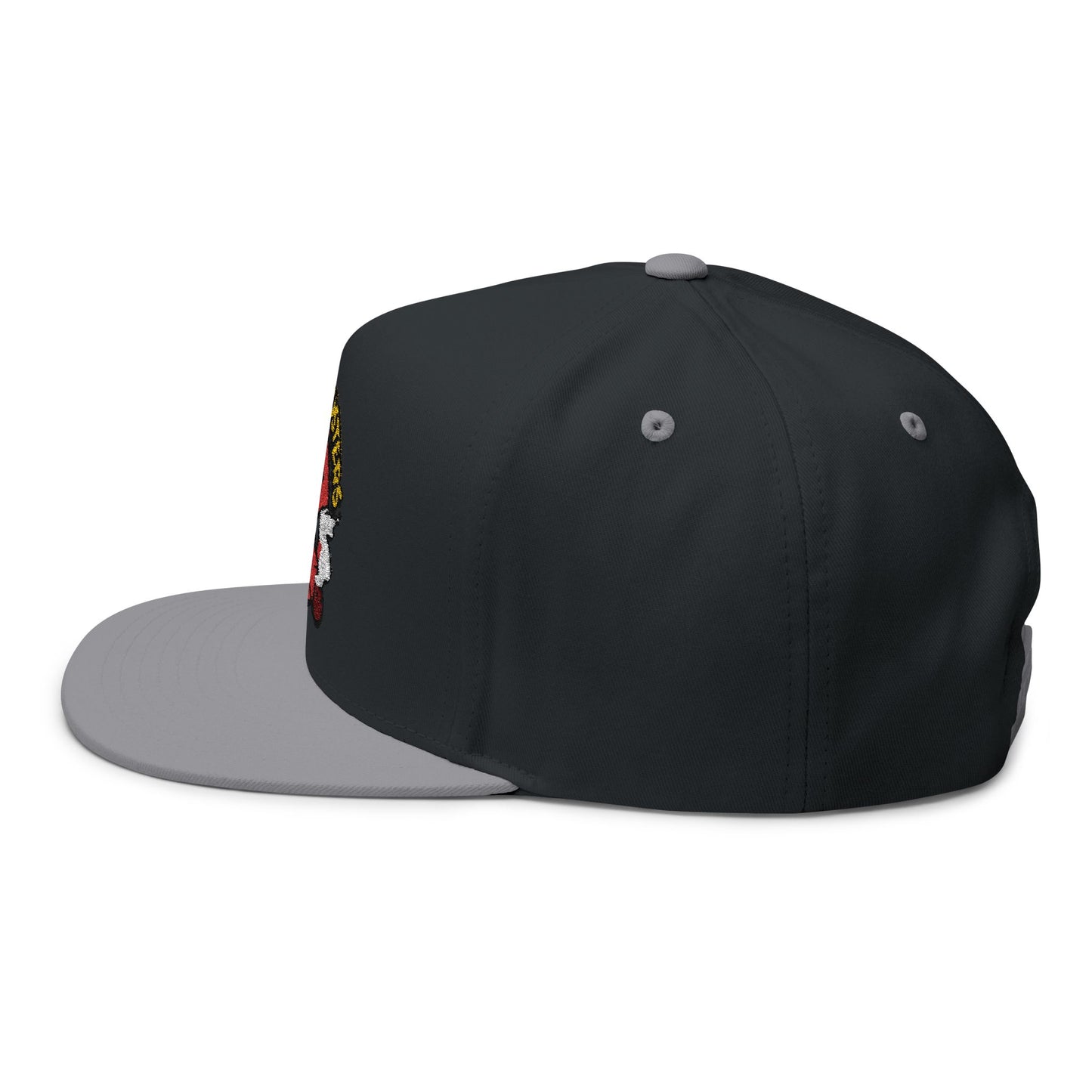 Flat Bill Cap — "Blunt Busters" Embroidered Snapback