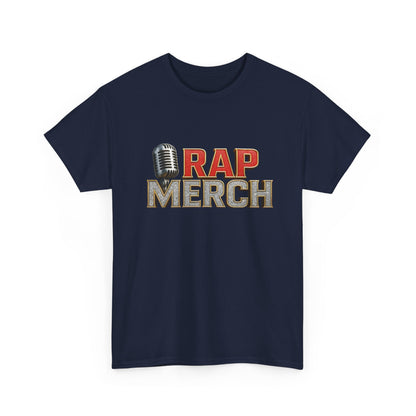 Rap Merch Unisex Heavy Cotton Tee - Hip Hop Style Shirt, Music Lover Gift, Streetwear Apparel, Festival Wear, Casual Outfit