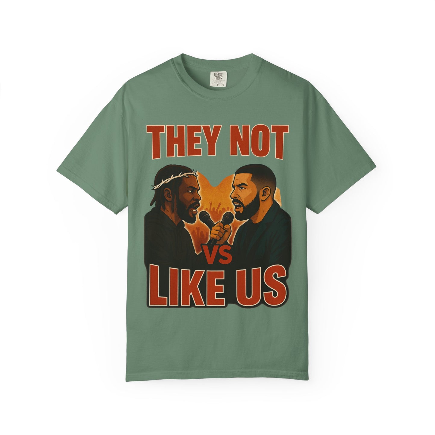 They Not Vs Like Us, Tee: Perfect for Music Lovers, Concerts, Casual Wear, Gift for Trendsetters, Versatile Everyday Style