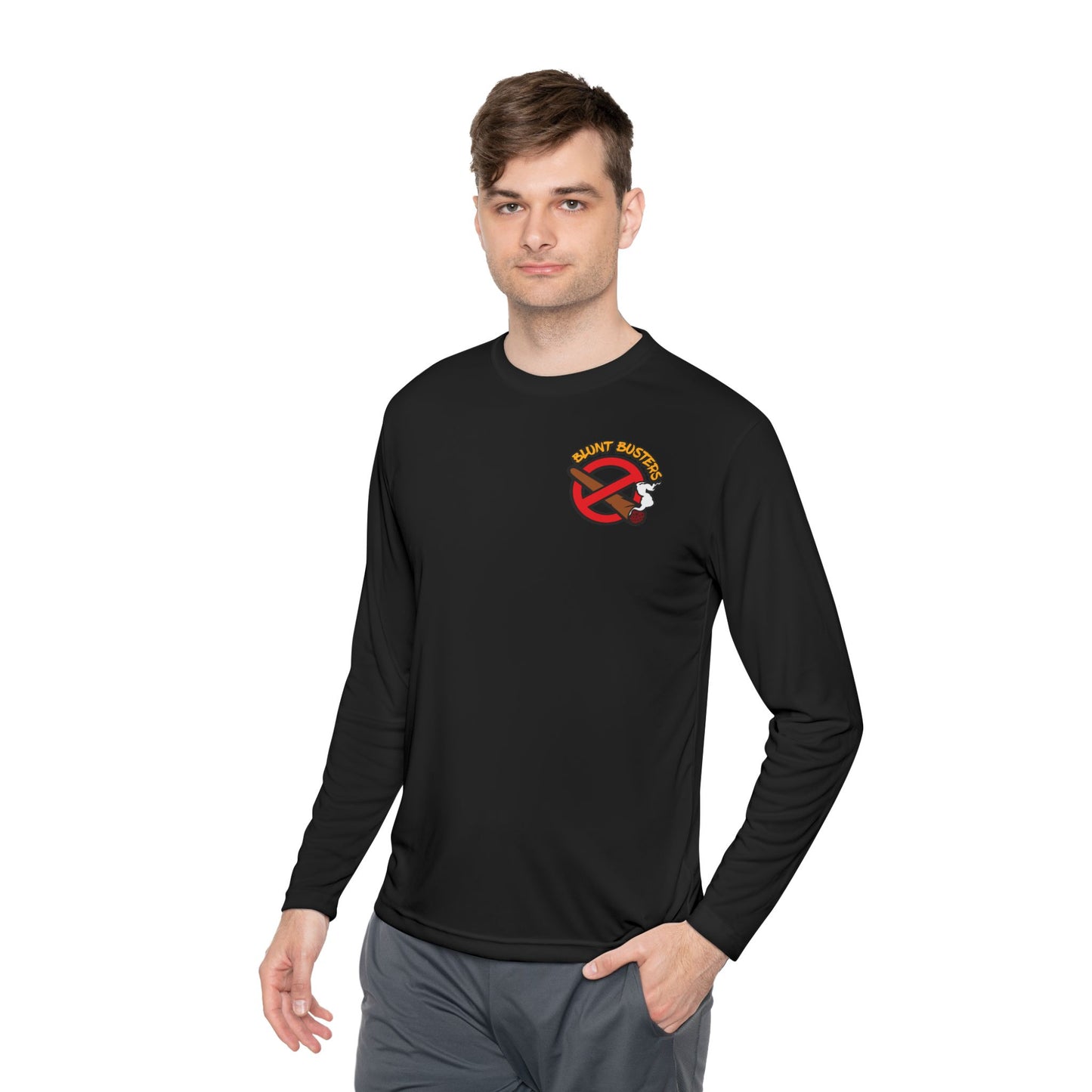 Blunt Busters Long Sleeve Tee, Perfect for Casual Wear, Gifting, Humor, and Celebrations like Birthdays or Holidays, Just for Laughs!