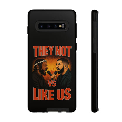 "Tough phone case, durable iPhone cover with funny design, perfect gift for Drake fans.