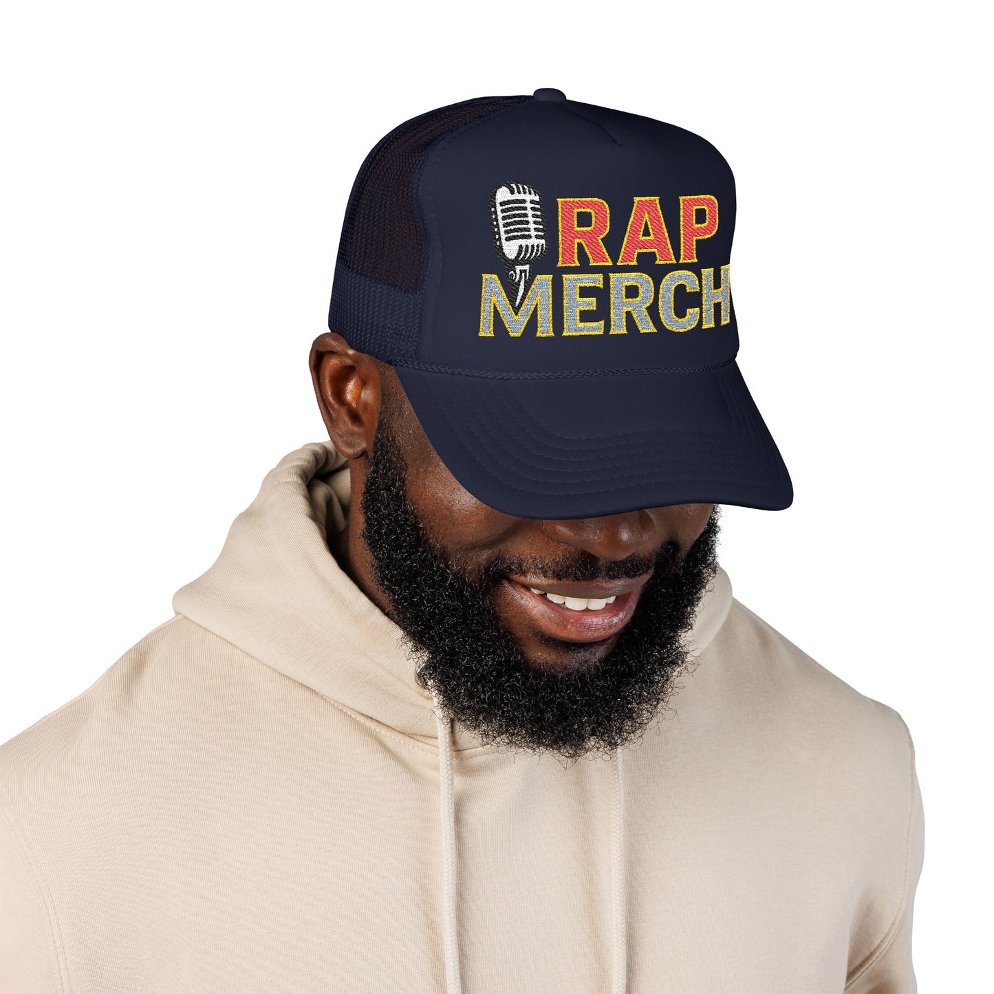 Rap Merch 2K Foam Trucker Hat | Embroidered Snapback Cap, Music Lover Gift, Hip-Hop Fashion, Street Style Accessory, Unique Headwear