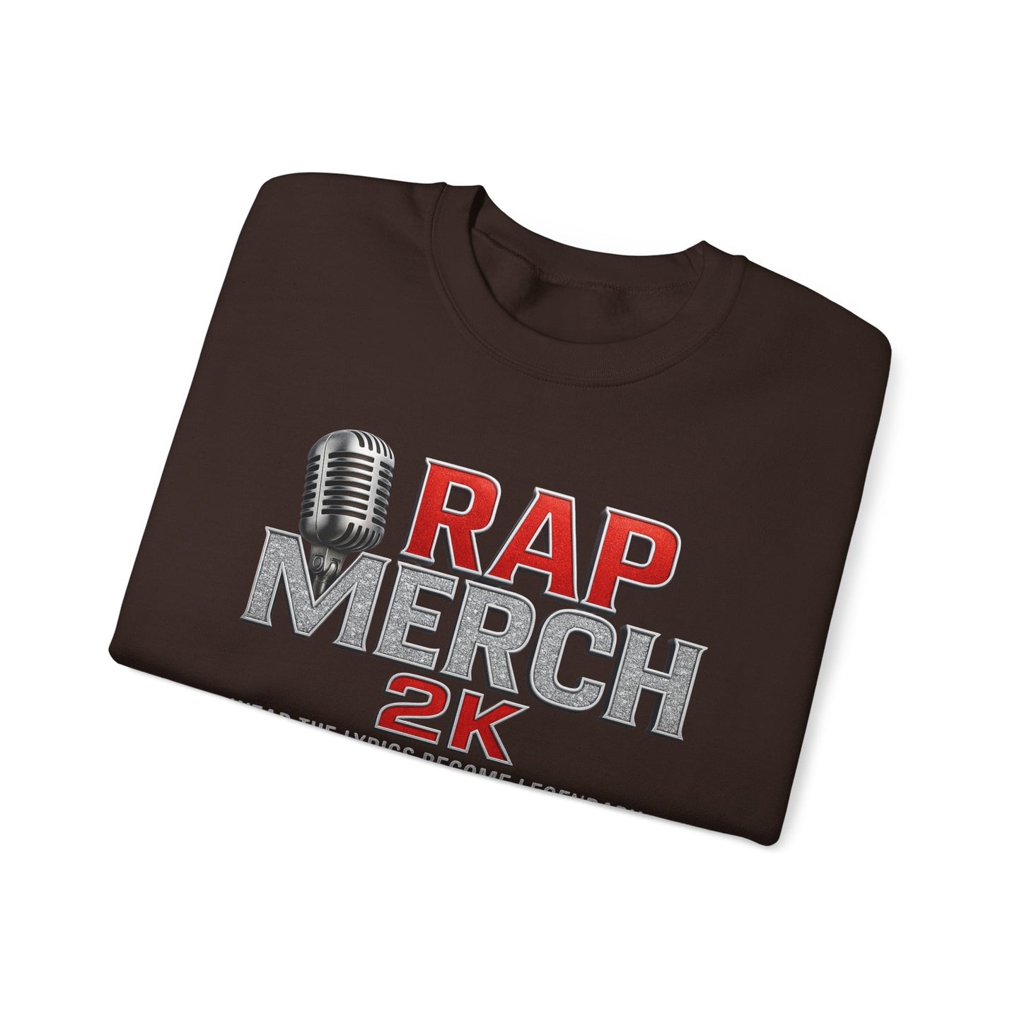 Rap Merchandise Crewneck Sweatshirt, Hip Hop Apparel, Streetwear Gift, Music Lover Sweater, Casual Unisex Sweatshirt
