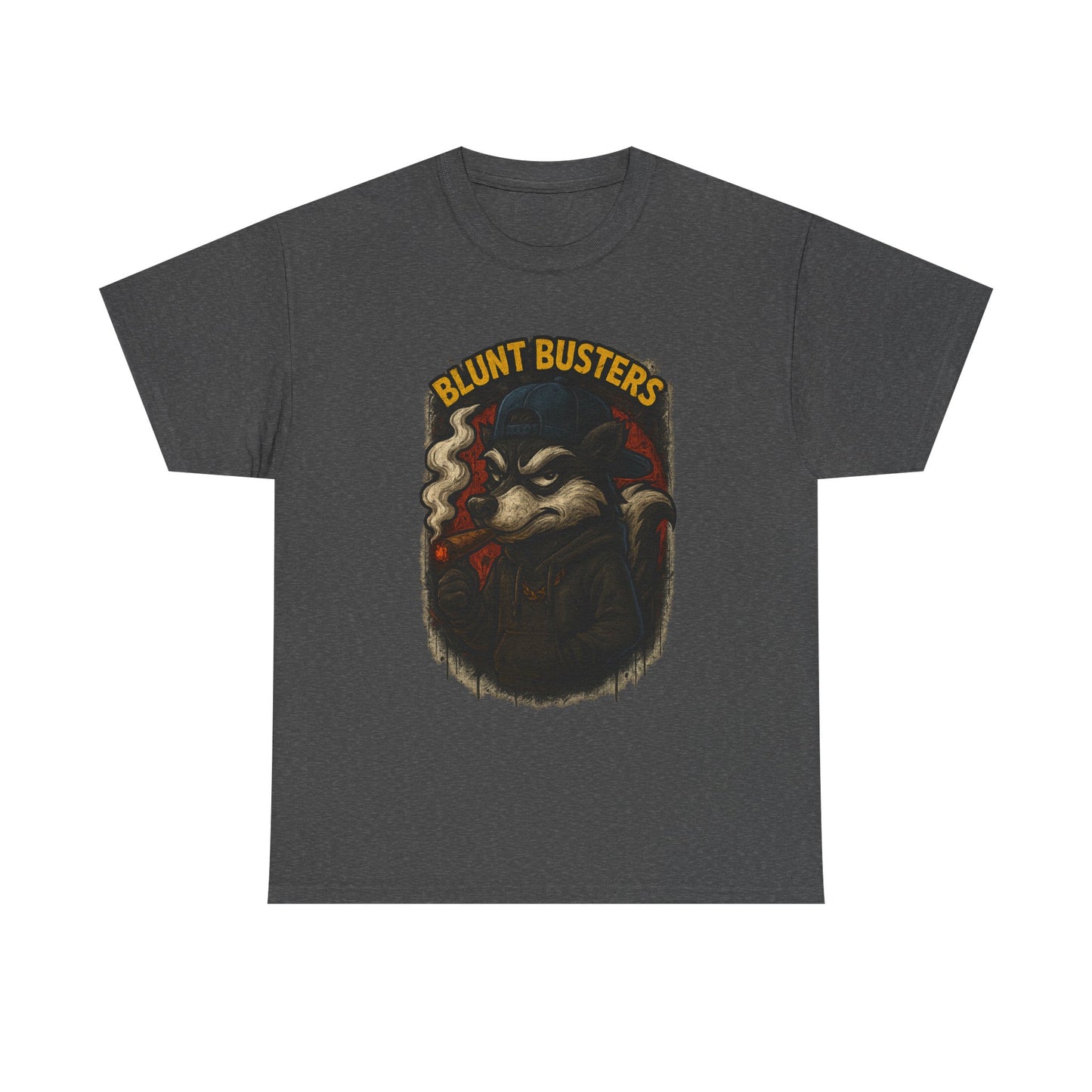 Blunt Busters Unisex Heavy Cotton Tee, Casual Wear, Graphic Tee, Gift for Smokers, Streetwear Style, Unique T-Shirt