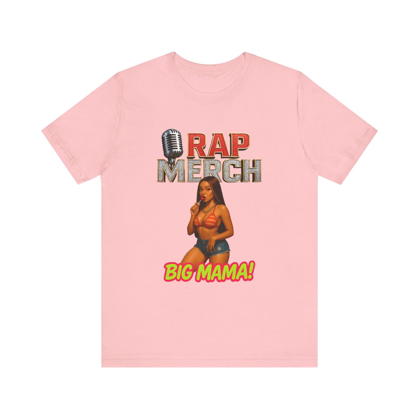 Rap Merch Big Mama Unisex Jersey Tee, Music Fans Shirt, Hip-Hop Apparel, Concert Outfit, Gift for Her