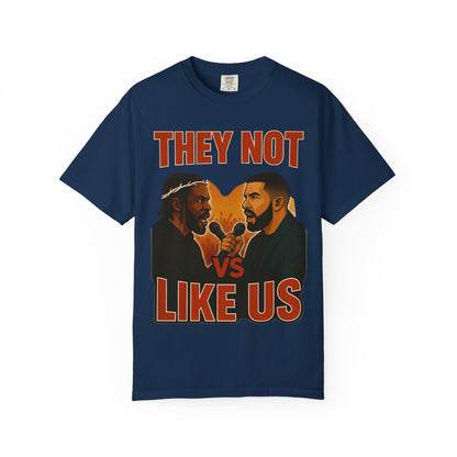 They Not Vs Like Us, Tee: Perfect for Music Lovers, Concerts, Casual Wear, Gift for Trendsetters, Versatile Everyday Style