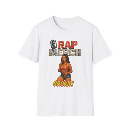 Rap Merch Unisex Softstyle T-Shirt - Fun Hip Hop Graphic Tee, Music Lover Gift, Concert Apparel, Casual Wear, Streetwear Fashion