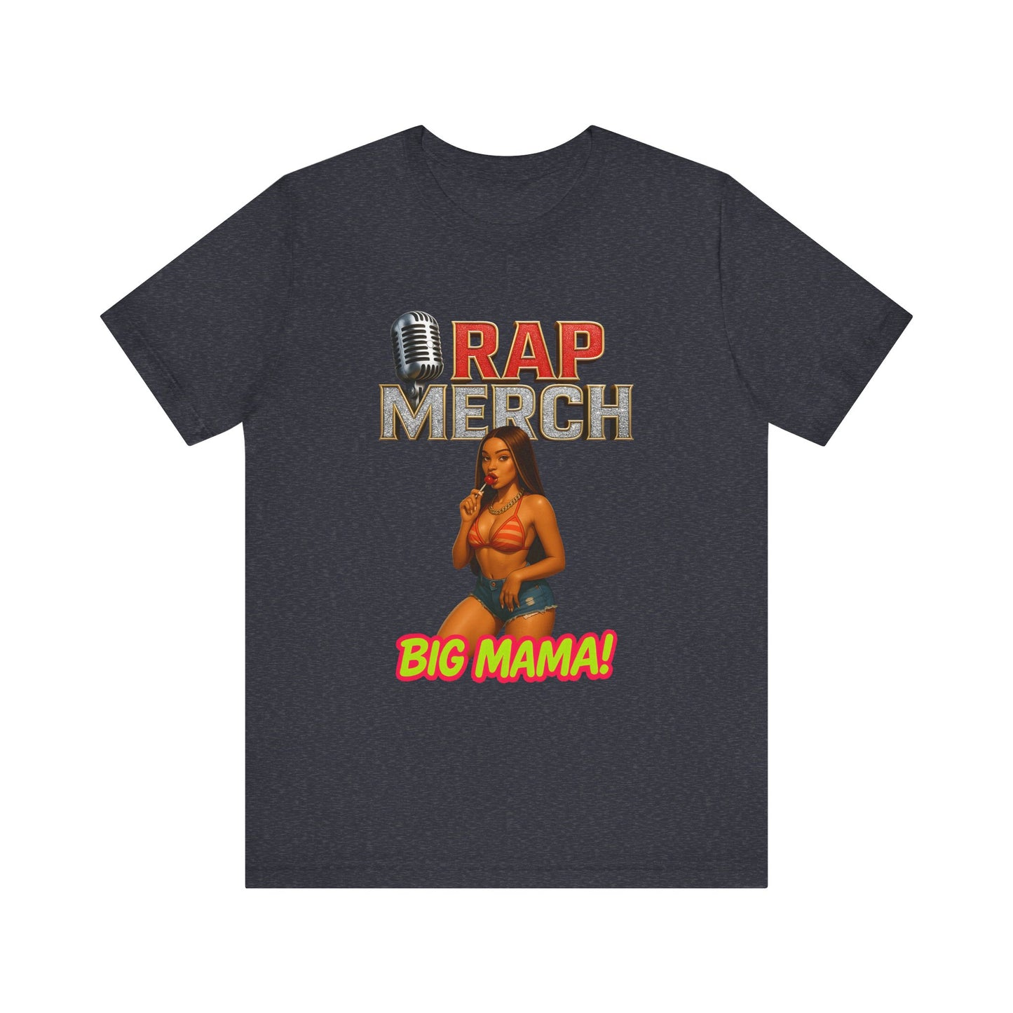 Rap Merch Big Mama Unisex Jersey Tee, Music Fans Shirt, Hip-Hop Apparel, Concert Outfit, Gift for Her
