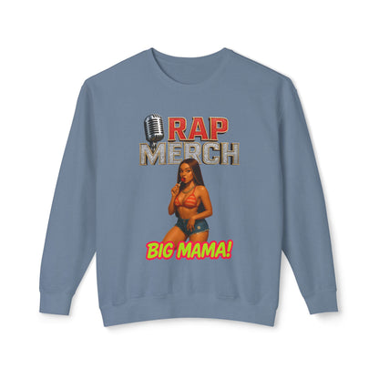 Rap Merch Unisex Lightweight Crewneck Sweatshirt - Big Mama! Perfect for Streetwear Lovers, Music Fans, Gift for Hip Hop Enthusiasts, [...]