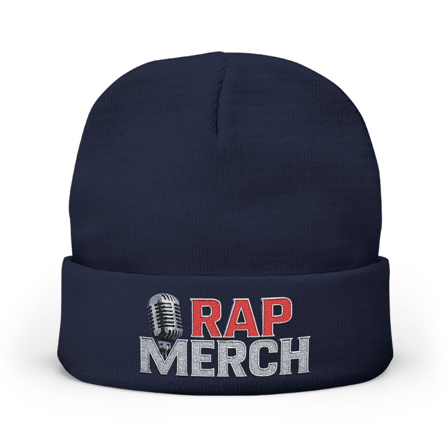 Embroidered Rap Merch Beanie | Hip Hop Knit Cap | Warm Winter Accessory | Music Lover Gift | Trendy Streetwear Hat, Cool Gift Idea
