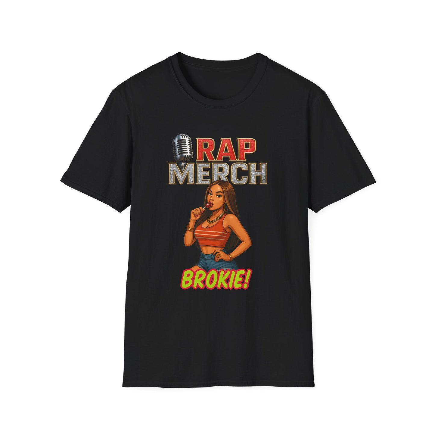 Vibrant Rap Merch T-Shirt, Perfect for Music Lovers, Graphic Tee Gift, Streetwear Fashion, Casual Everyday Wear