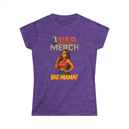 Rap Merch Women's Softstyle Tee - Big Mama Graphic Tee, Hip Hop Fashion, Gift for Music Lovers, Casual Chic Style, Birthday Gift