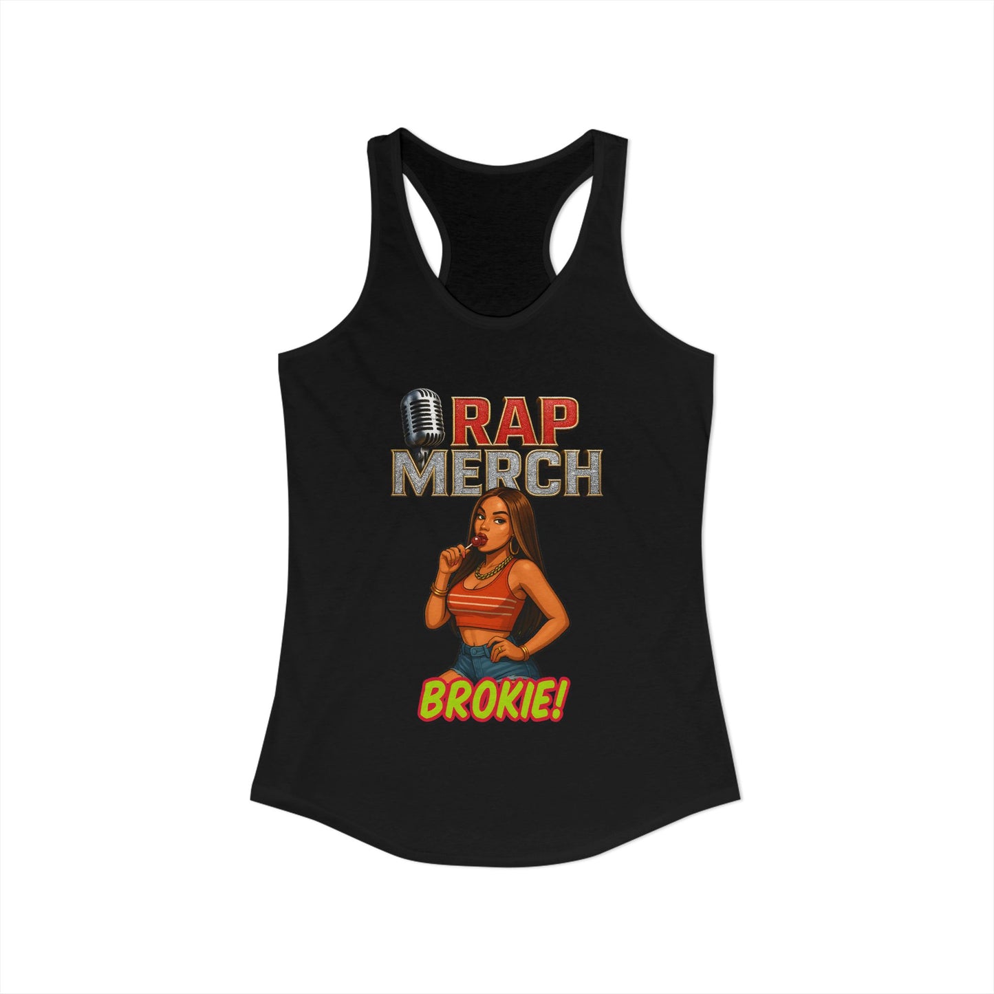 Rap Merch Women's Racerback Tank - Perfect for Concerts, Festivals, and Casual Wear, Hip Hop Style, Trendy Summer Outfit, Gift for [...]