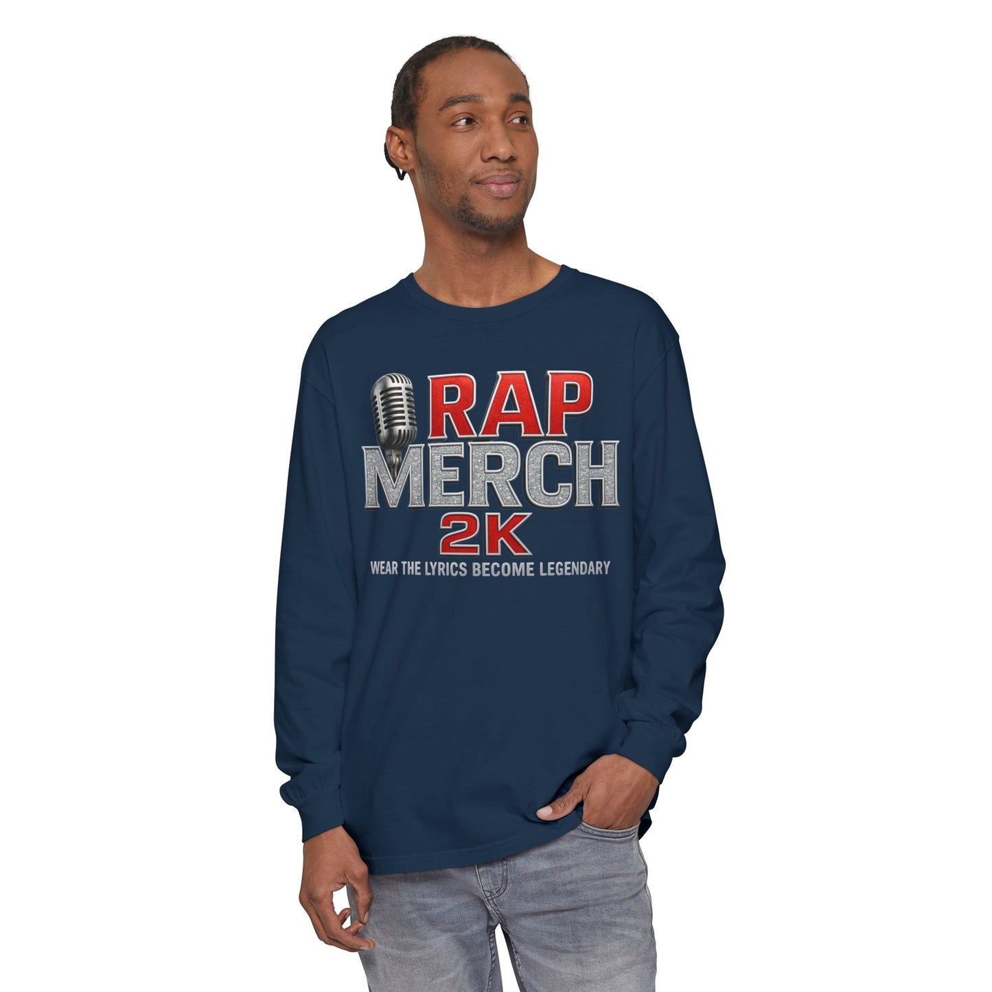 Rap Merch Long Sleeve T-Shirt - Legendary Lyrics Apparel, Music Lover Gift, Unisex Fashion, Casual Wear, Concert Merchandise