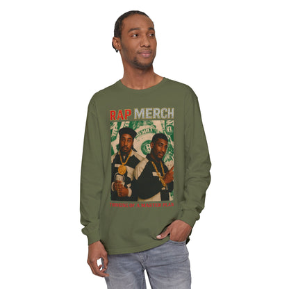 Retro Rap Long Sleeve Tee, Unisex Music Shirt, Hip Hop Tee, Vintage Rap Merchandise, Gift for Music Lovers, Streetwear Top