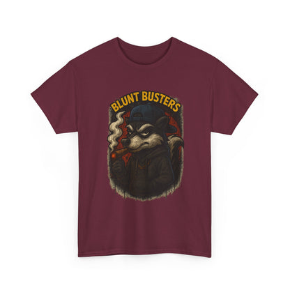 Blunt Busters Unisex Heavy Cotton Tee, Casual Wear, Graphic Tee, Gift for Smokers, Streetwear Style, Unique T-Shirt