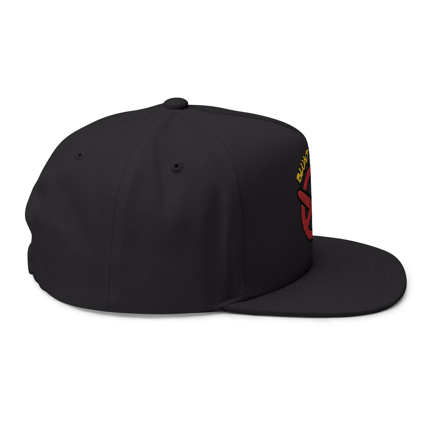 Flat Bill Cap — "Blunt Busters" Embroidered Snapback