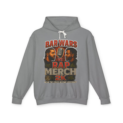 Bar Wars Crop Hoodie, Streetwear, Music Lover Gift, Casual Wear, Festival Apparel, Unique Rap Merchandise