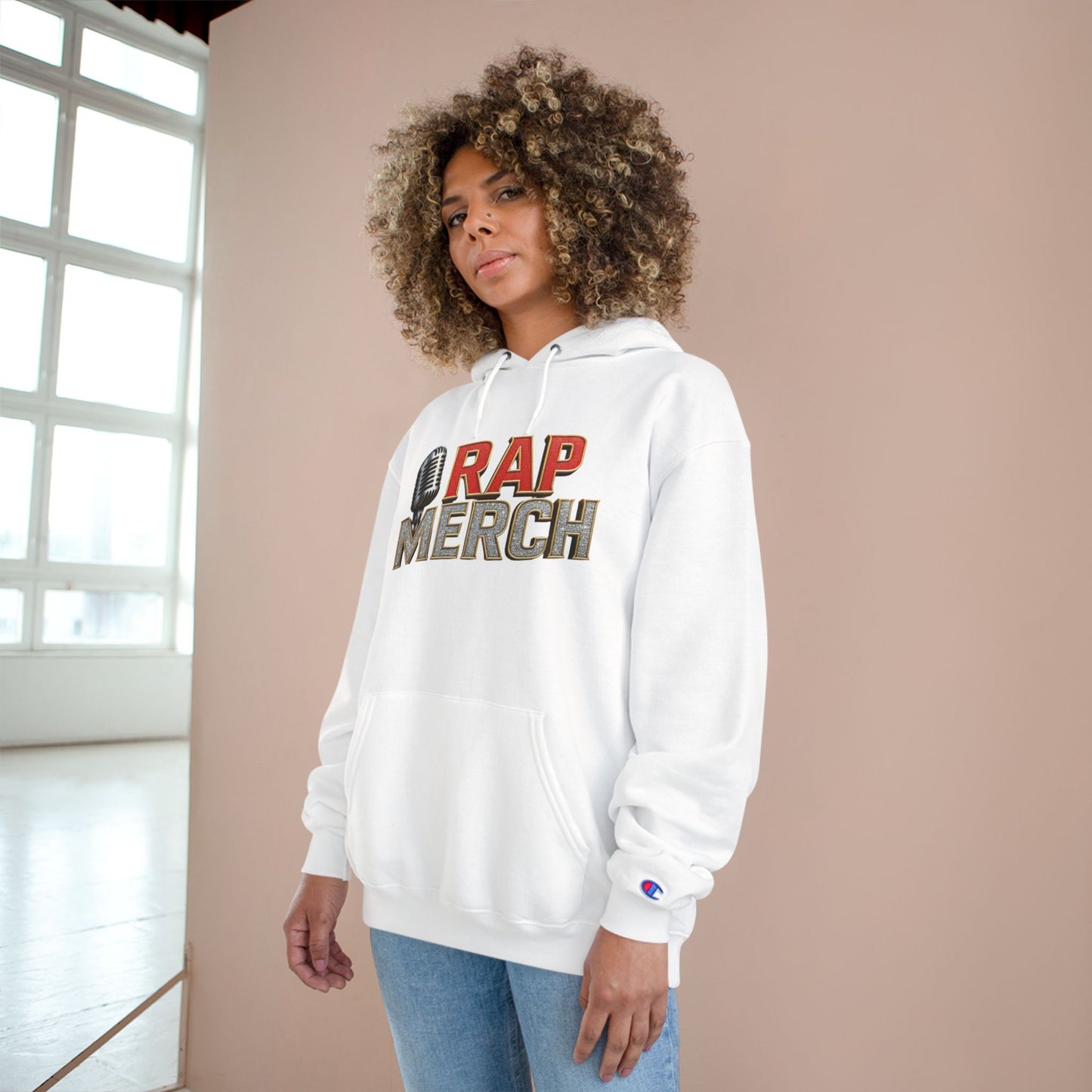 Rap Merch Champion Hoodie | Music Lover Gift, Streetwear Fashion, Hip Hop Apparel, Casual Comfort, Unisex Hoodie