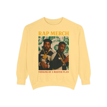 Rap Merch Unisex Garment-Dyed Sweatshirt, Cool Streetwear, Gift for Hip-Hop Fans, Casual Wear, Music Lover's Apparel