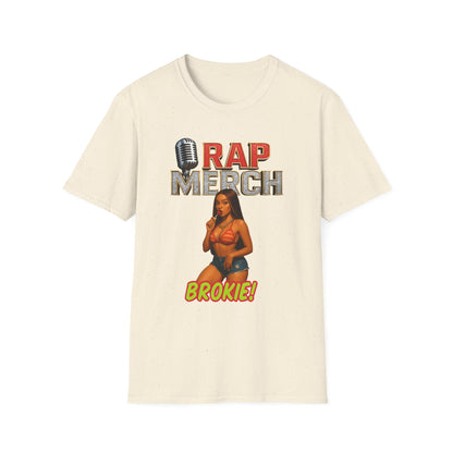 Rap Merch Unisex Softstyle T-Shirt - Fun Hip Hop Graphic Tee, Music Lover Gift, Concert Apparel, Casual Wear, Streetwear Fashion