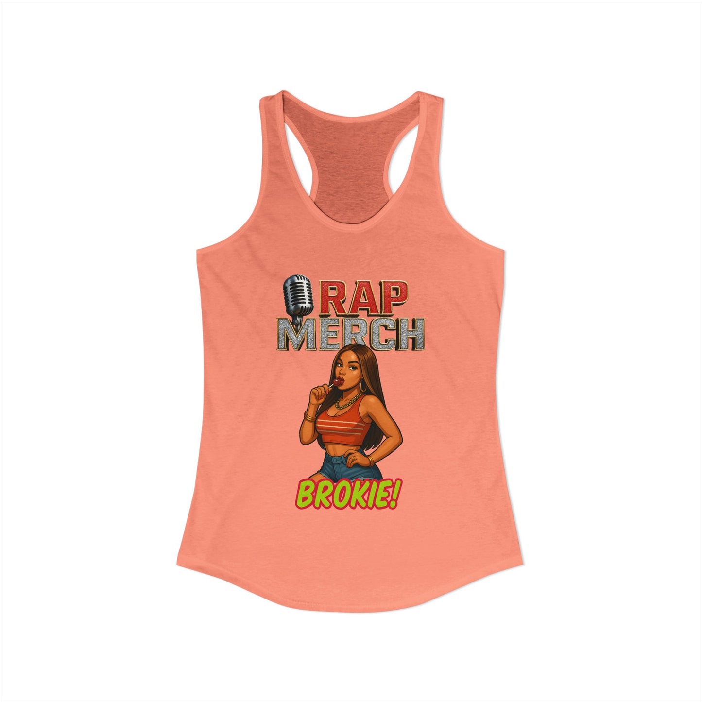 Rap Merch Women's Racerback Tank - Perfect for Concerts, Festivals, and Casual Wear, Hip Hop Style, Trendy Summer Outfit, Gift for [...]