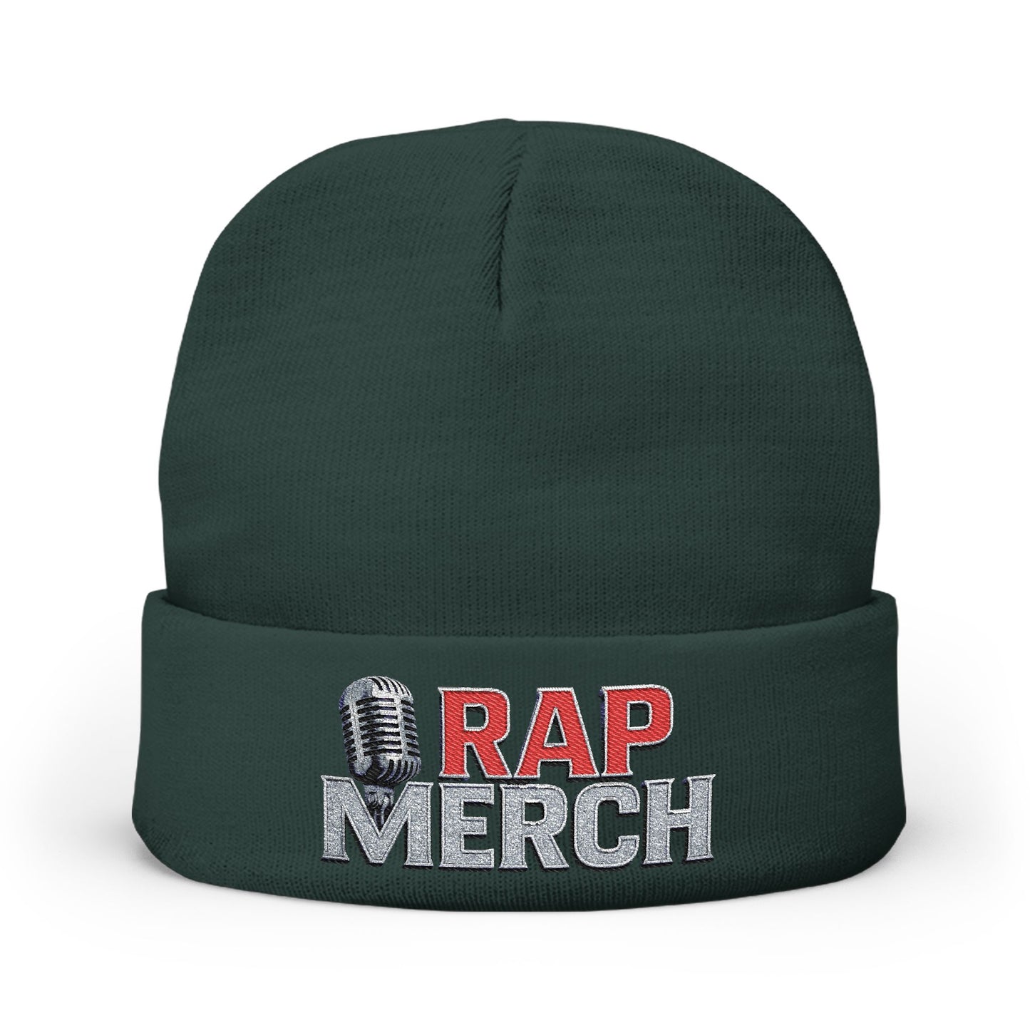 Embroidered Rap Merch Beanie | Hip Hop Knit Cap | Warm Winter Accessory | Music Lover Gift | Trendy Streetwear Hat, Cool Gift Idea