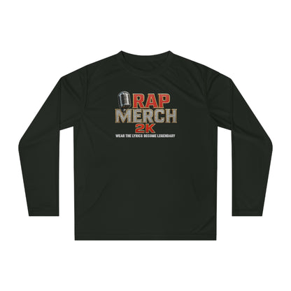 Rap Merch Unisex Performance Long Sleeve Shirt, Music Lover Gift, Concert Outfit, Rap Merchandise, Casual Sportswear, Gift for Him/Her