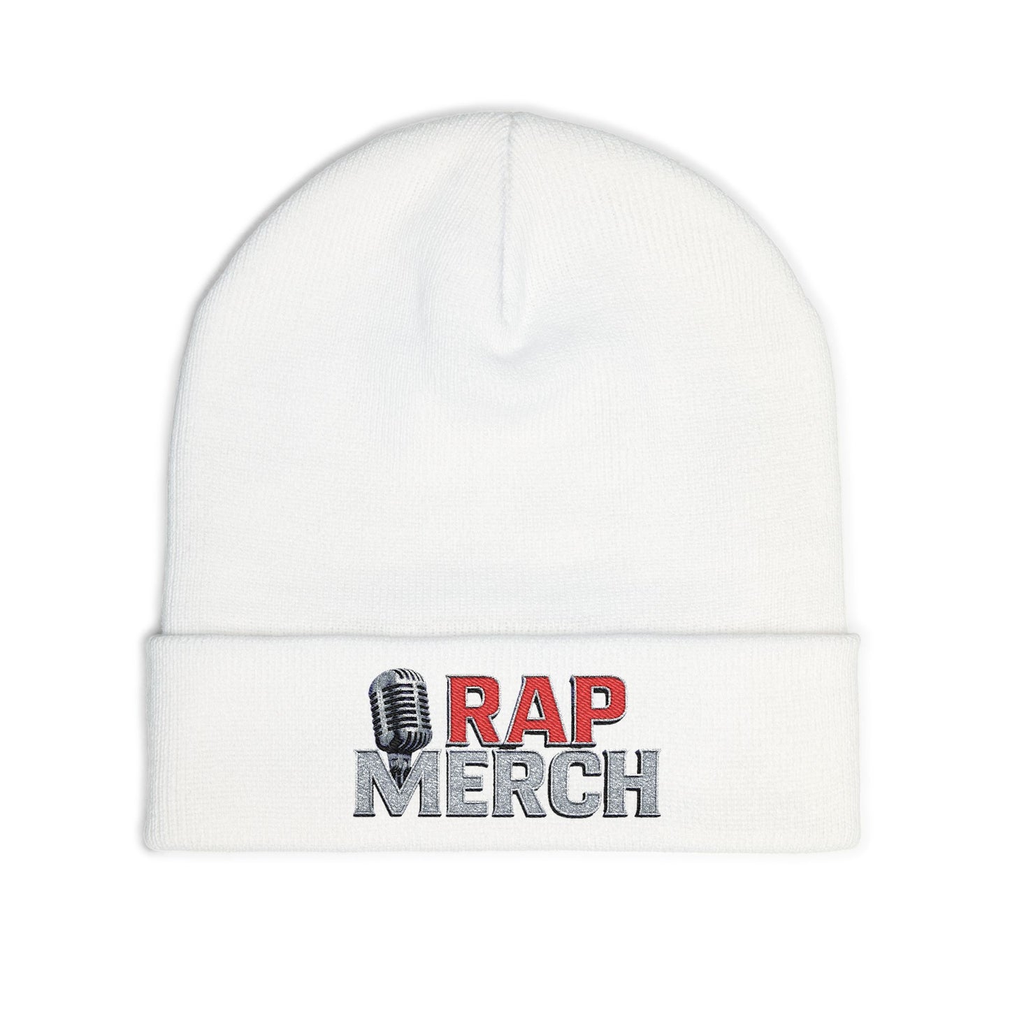 Embroidered Rap Merch Beanie | Hip Hop Knit Cap | Warm Winter Accessory | Music Lover Gift | Trendy Streetwear Hat, Cool Gift Idea