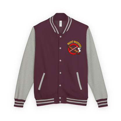 Fun Unisex Heavyweight Letterman Jacket - Retro College Style, Perfect for Casual Outings, Gifts for Him or Her, Air Freshener Design, [...]