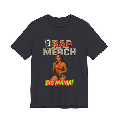 Rap Merch Big Mama Unisex Jersey Tee, Music Fans Shirt, Hip-Hop Apparel, Concert Outfit, Gift for Her