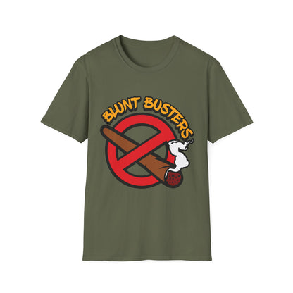 Promo Pack Blunt Busters Unisex T-Shirt with Playful Quotes, Perfect Gift for Friends, Everyday Wear, Party, Casual Outings, Funny Statement Tee