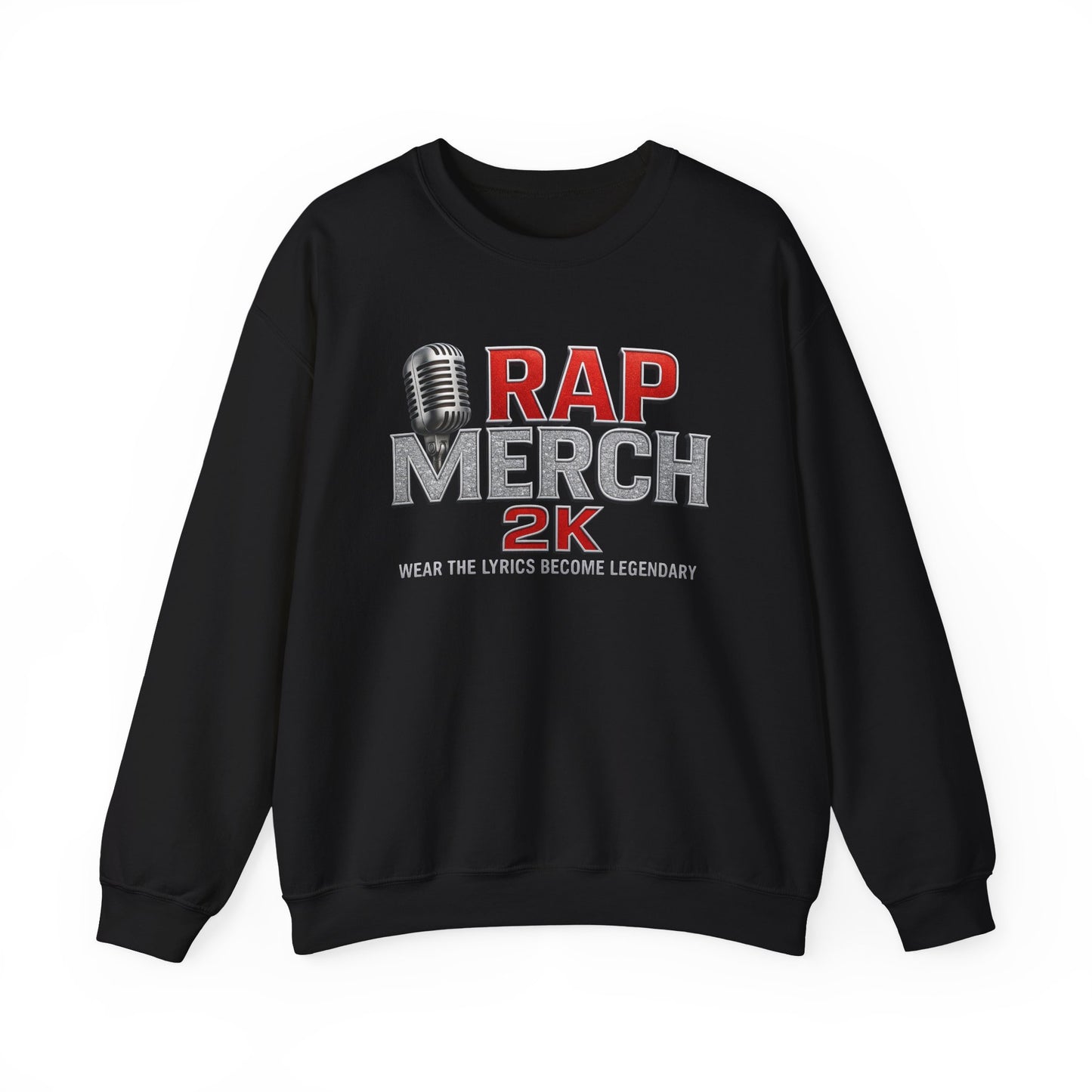 Rap Merchandise Crewneck Sweatshirt, Hip Hop Apparel, Streetwear Gift, Music Lover Sweater, Casual Unisex Sweatshirt
