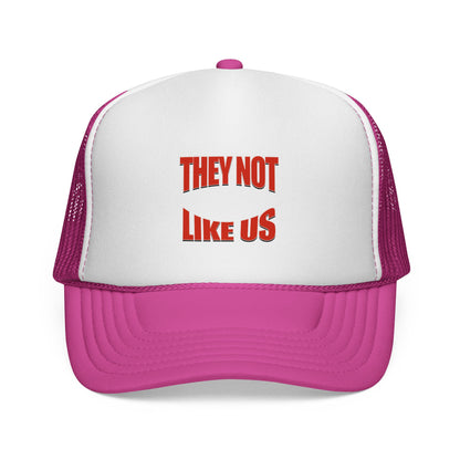 They Not Like Us Bold Statement Trucker Cap - Perfect for Casual Outings, Gifts for Friends, Outdoor Adventures, Sports Events, Summer Festivals