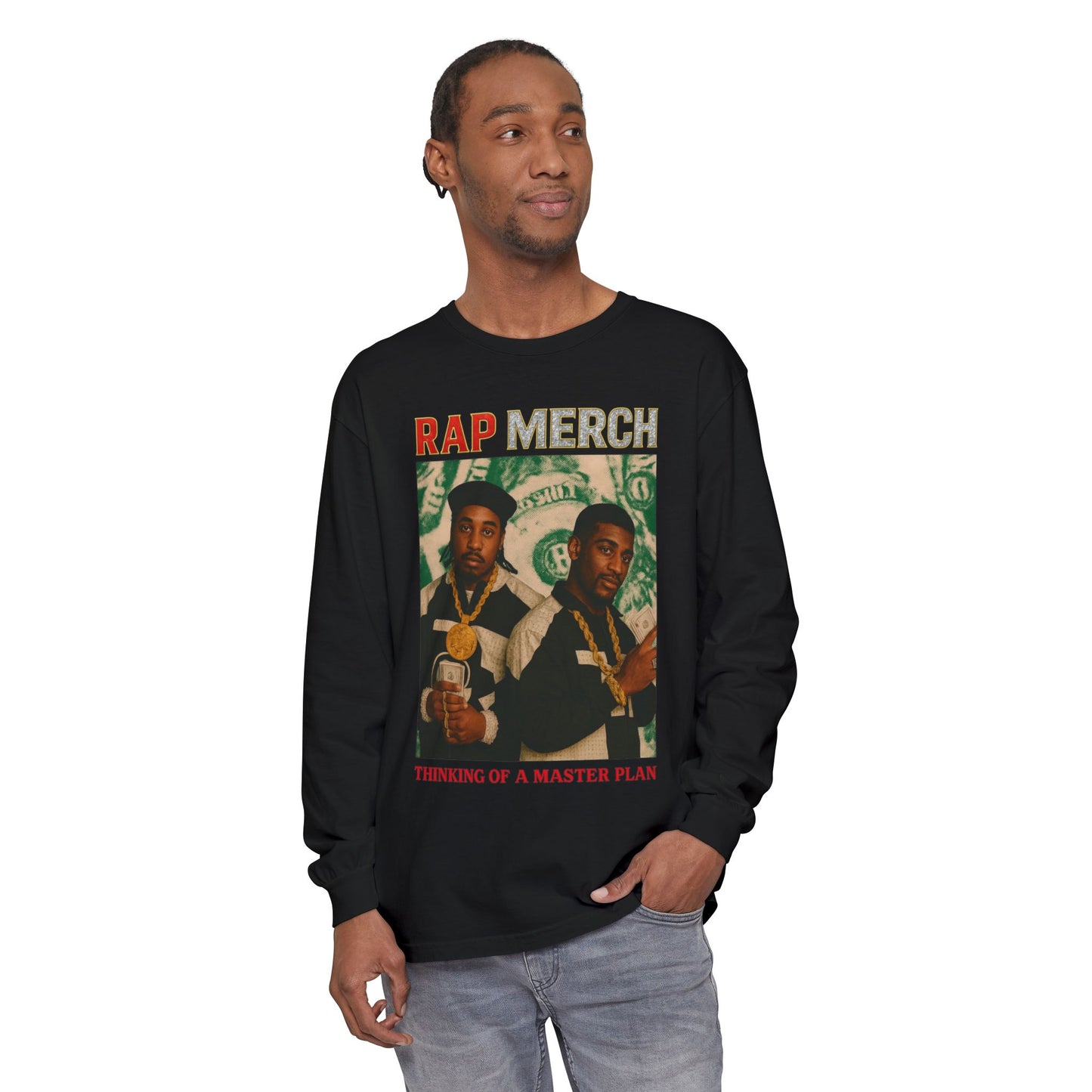 Retro Rap Long Sleeve Tee, Unisex Music Shirt, Hip Hop Tee, Vintage Rap Merchandise, Gift for Music Lovers, Streetwear Top