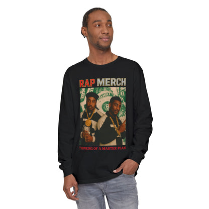 Retro Rap Long Sleeve Tee, Unisex Music Shirt, Hip Hop Tee, Vintage Rap Merchandise, Gift for Music Lovers, Streetwear Top