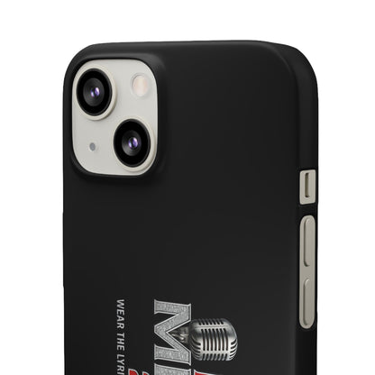 Rap Merch Snap Case for Music Lovers, Hip Hop Phone Cover, Mobile Accessories, Gift for Musicians, Trendy Phone Case