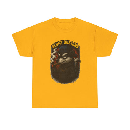 Blunt Busters Unisex Heavy Cotton Tee, Casual Wear, Graphic Tee, Gift for Smokers, Streetwear Style, Unique T-Shirt