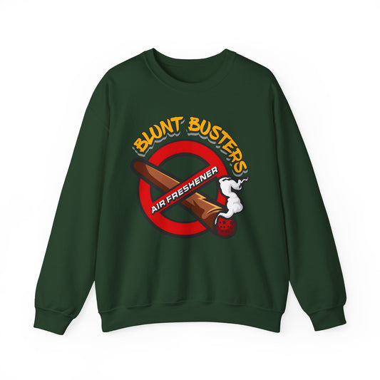Blunt Busters Sweatshirt - Fun Crewneck for Cannabis Lovers, Comfy Gift for Friends, Chill Vibe, Everyday Wear, Festival Apparel, [...]