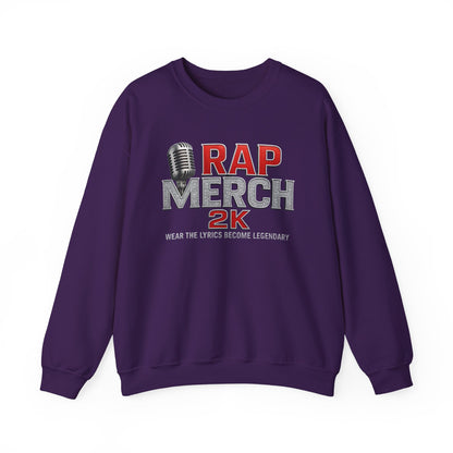 Rap Merchandise Crewneck Sweatshirt, Hip Hop Apparel, Streetwear Gift, Music Lover Sweater, Casual Unisex Sweatshirt