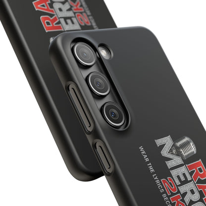 Rap Merch Snap Case for Music Lovers, Hip Hop Phone Cover, Mobile Accessories, Gift for Musicians, Trendy Phone Case