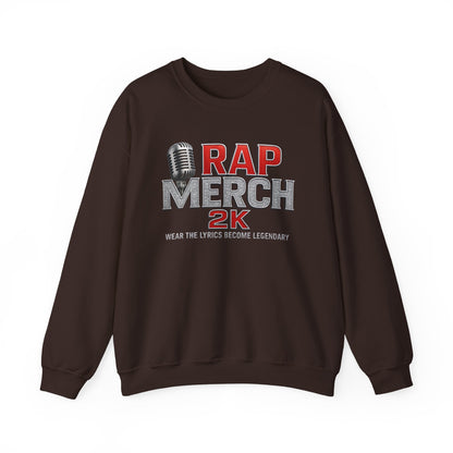Rap Merchandise Crewneck Sweatshirt, Hip Hop Apparel, Streetwear Gift, Music Lover Sweater, Casual Unisex Sweatshirt