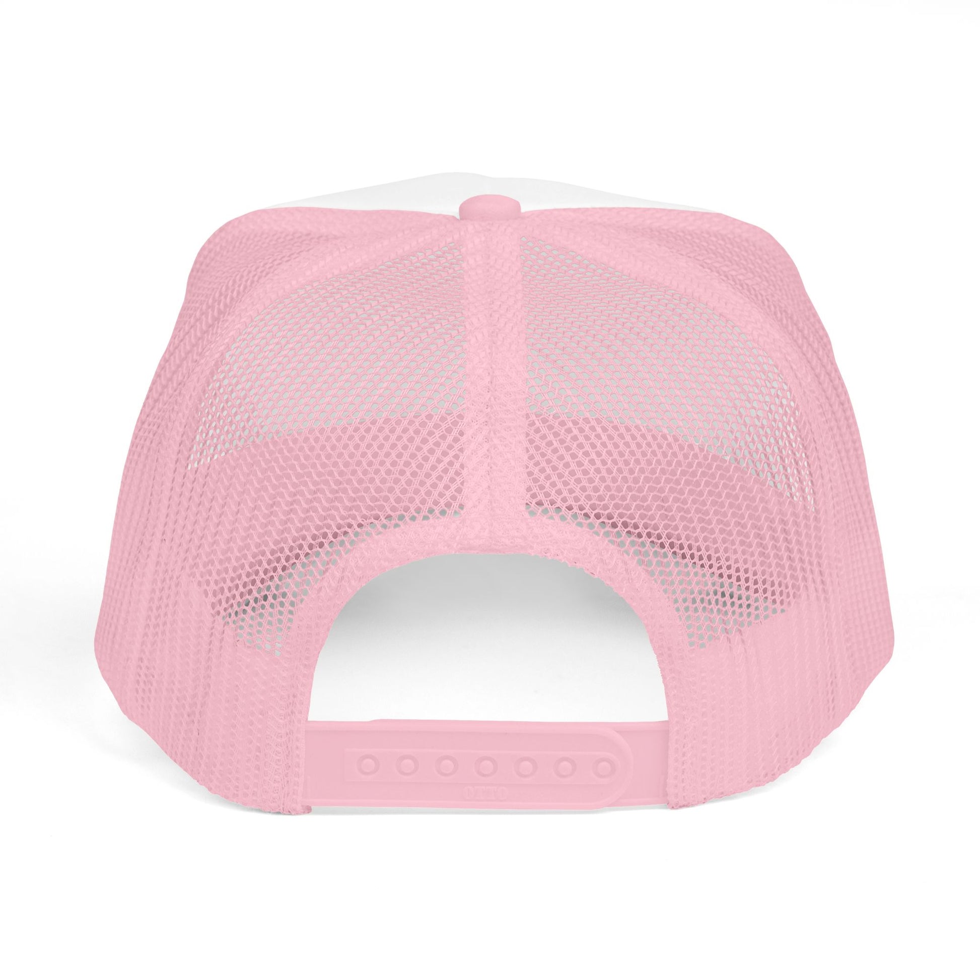 Foam trucker hat with 'THEY NOT LIKE US' embroidery, trendy casual cap for summer and outdoor events