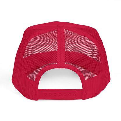 Embroidered Foam Trucker Hat | Retro Rap Merch Cap, Gift for Music Lovers, Festival Accessory