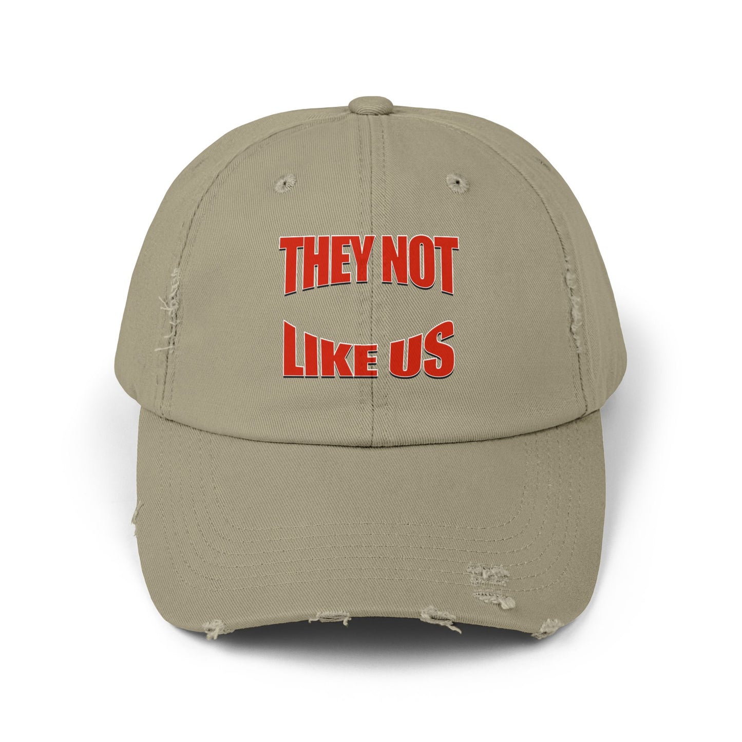 “Unisex Distressed Cap  Bold Statement Streetwear Hat