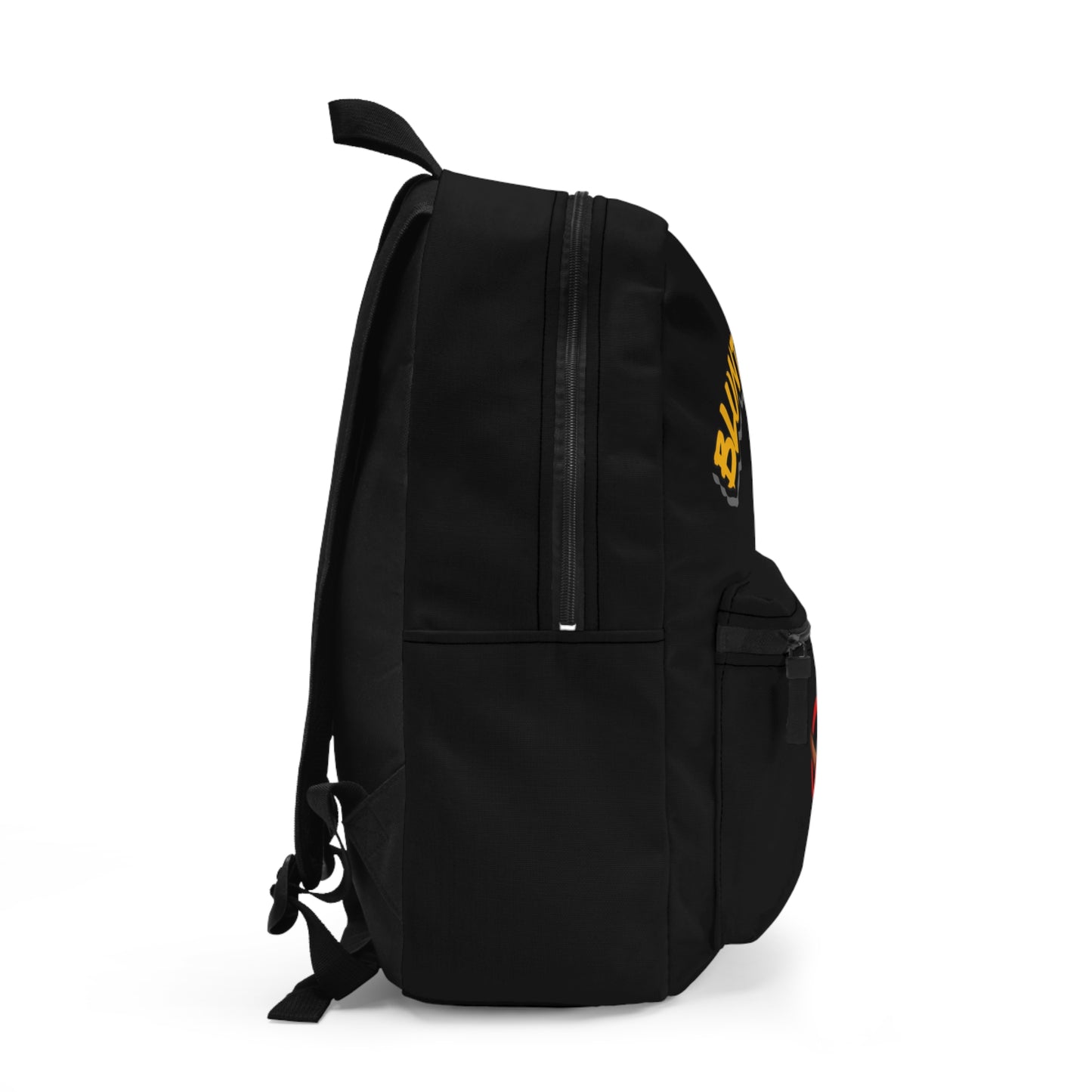 "Blunt Busters backpack with funky urban style, perfect for students, festivals, and daily use.
