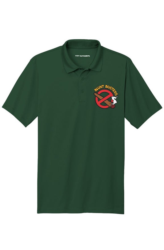 Top C-Free Forest Green Polo Performance T-Shirt | Bluntbusters