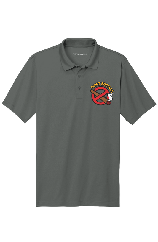 Men's C Free Grey Polo Performance T Shirt | Bluntbusters